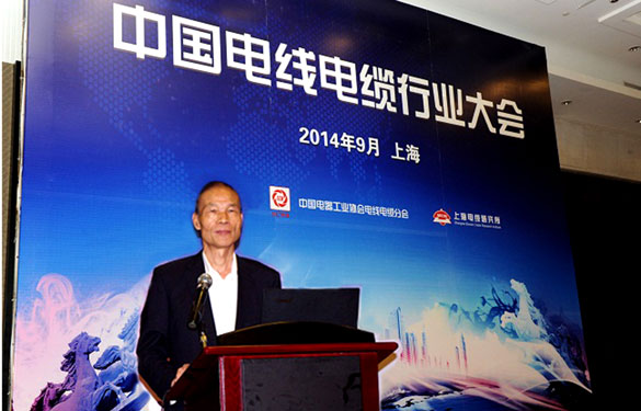丁山華應(yīng)邀主持2014中國(guó)線纜行業(yè)大會(huì)專題報(bào)告會(huì)