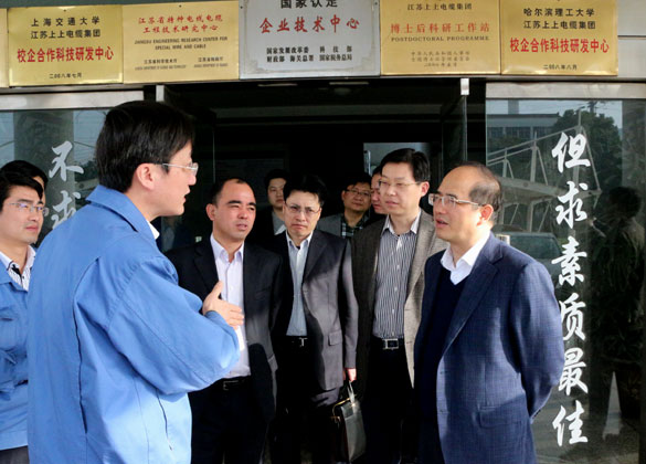 溧陽市委常委、常務副市長周衛(wèi)中來上上集團督查